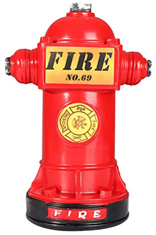 Vintage-Heimdekoration, Feuerhydrant-förmiges Sparschwein, Münzbank, schöne Spardose, Ornament, Gartendekoration, Hund, Feuerhydrant, Pinkelpfosten/366