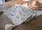 LAZYBIRD Tischdekoration 3er Set, Tischläufer - 33x180 cm mit 2 Tischsets - 30x50 cm, Fliesen-Design, Esstisch Deko, mediterranen Stil