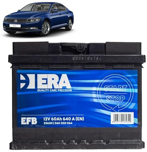 Batteria 60Ah EFB per Volkswagen Passat B8 1.4 1.5 TSI benzina 2014+