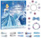 Adventskalender 2025, 24 Tage Weihnachts Countdown Kalender Frozen-Stil für Mädchen Kinder, DIY Surprise Accessoires Ring Haarschmuck, Kreative Geschenke für Mädchen 6 7 8 9 10 11 12 13 Jahre
