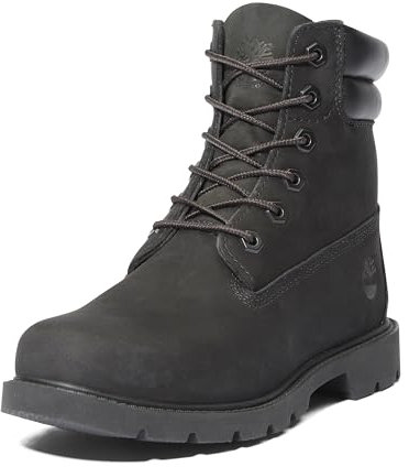 Timberland Linden Woods WP 6 inch, Stivali alla Moda Donna, Black, 41.5 EU Larga