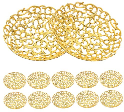 FUNOMOCYA 12pièces Plateau De Service Aïd Style Moyen-oriental Pour Gâteaux Et Fruits Secs Vaisselle De Table Pour Ramadan Et