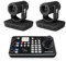 AVKANS PTZ Camera Bundle 20X Zoom NDI HDMI 3G-SDI IP PoE for Church Worship Live Streaming with Super IP Joystick Controller