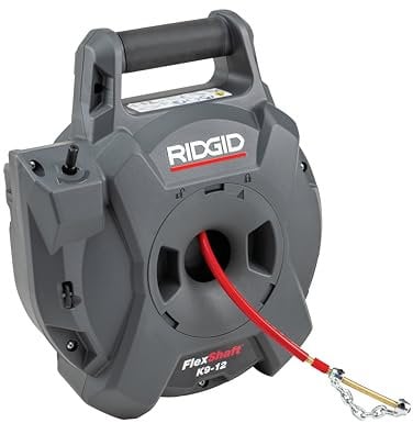RIDGID 76188 FlexShaft K9-12 Drain Cleaning Machine Cleaner, Gray