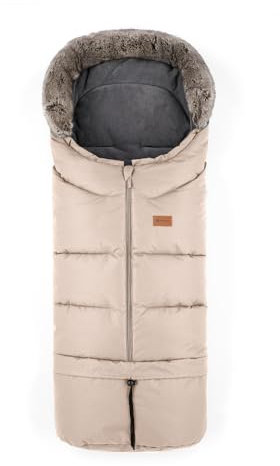 Petite&Mars Fußsack für Kinderwagen Fusak 4v1 Arctic * Winterfußsack für Kinderwagen, Buggy und Autositz * Warrm * Wasserdicht * Winddicht (Rose Petal)