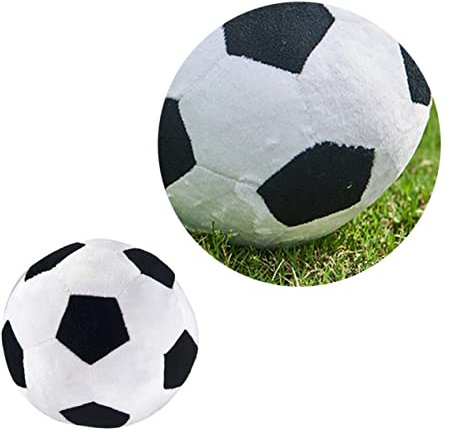 KONTONTY Calcio Peluche Set Compleanno Calcio Giocattolo Palla Sportiva Per Ragazzo Ragazza Regali Di Compleanno 22 Cm