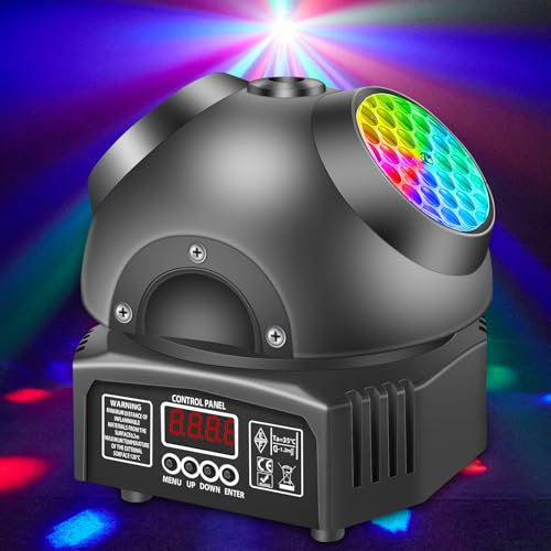 Luce da discoteca, T115 luce per feste, con luce LED RGB, proiettore da DJ, controllo musicale, luci DMX, per KTV, riunioni di famiglia, matrimoni, compleanni, Halloween