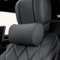 Dapucarin Auto Nackenkissen, Weichheit Kopfstütze Kissen Leder, 100% Memory Foam und Atmungsaktiver Abnehmbarer Abdeckung, Reisekissen für Auto, Zuhause und Büro, Schwarz, 1 Stück