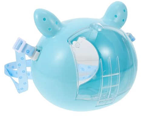 VERDANVERSE Tragbarer Kleintierkäfig für Hamster Igel und Chinchilla mit Belüftung und Transparenter Fensteröffnung Kompakt und Leicht für Outdoor und Reisen Geeignet Komfortabel und Sicher