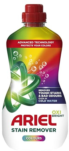 Ariel Stain Remover Gel Colour 800ml – Powerful Pre-Wash & In-Wash Stain Remover for Coloured Clothes & Fabrics
