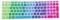 D DOLITY Copertura Proteggere Polvere Antigraffi per Tastiera Desktop Laptop - Rainbow, per HP 15-BF 14-BF 15ab