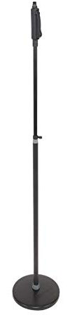 Proel DHPMS10 - Asta microfonica professionale dritta con base in acciaio molto stabile, Nero (DHPMS10)