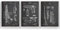 Gun Patent Posters - Set Of 3 - M16-1911 - Bolt Gun - Jahrgang Bild Drucke Kunst Geschenke Zum Männer Frau Entwurf Dekor Vintage Art Blueprint Decor - Rahmen Nicht Enthalten