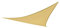 AKTIVE 61015 - Toldo Sombreo Triangular Garden UV50 Color Crema