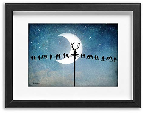 Cathrin Welz-Stein Hochwertiger Kunstdruck Poster Print – Halloween – Künstlerin A2-420mm x 594mm Badezimmer Deko Bilder Wohnzimmer Poster & Kunstdrucke | Lieferung ohne Rahmen