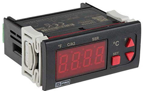 RS PRO ET2011 Ein-Aus-Temperaturregler Frontplattenmontage 1, 2 x Halbleiterausgang Ausgang/Thermoelement Eingang 253V