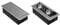 Einbausteckdose versenkbar mit oder ohne USB und in 2 Farben Silber oder Schwarz zum Auswählen (2X Schuko + 2X USB, Silber)