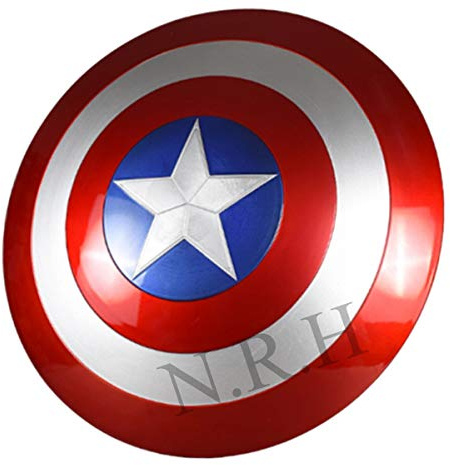 Nautical Replica Hub Mittelalterlicher Avengers Armor Captain America Schild, 61 cm, Rot