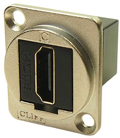 Feedthru - Connettore HDMI femmina a femmina oro Csk, connettore audio video A HDMI presa - tipo A, connettore audio video B HDMI presa - tipo A, serie Ft