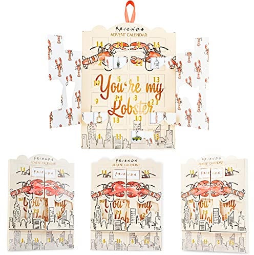 Friends Advent Calendar 2023 for Women Teenagers Kids - Stationery or Jewellery Advent Calendar Official Merchandise (Beige Jewellery)
