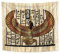 YONGFOTO 150x130cm Antikes Ägypten Tapisserie Pharao Königin mit Flügeln Hieroglyphen Papyrus Symbol Alte Zivilisation Wandbehang Tapisserien für Heim Wand-Dekor Tischdecke Decke