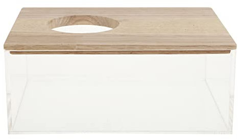 POPETPOP Baignoire transparente pour hamster ou chinchilla