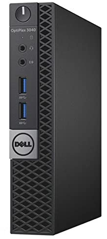 Dell Mini PC OptiPlex 3040 Micro G4400T RAM 16GB SSD 2TB HDMI Windows 10 WiFi (ricondizionato)