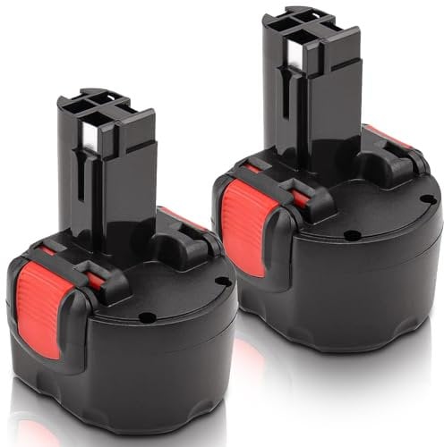 2 Pacchi Topbatt 9,6V 3500mA Ni-MH Batteria di ricambio per Bosch BAT048 BAT100 BAT119 BPT1041 PSR 960 PSR 9,6 VE-2 GSR 9,6 GSR 9,6V PAG 9,6V PLI 9,6V