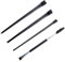 4 Pcs Eyeliner Brush Kit - Fine Angled & Slanted Eyebrow Brushes, Double-Ended, Synthetic Bristles