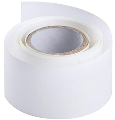 1 Roll Silk Nail Wrap Nail Sticker Repair Fiberglass Silk Wrap Self Adhesive Non-Damage DIY Strong Protects Reinforce Extension Sticker Nail Protector Nail Art Tool for Home Use or Salon(White)