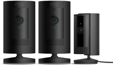 Ring Outdoor Camera Battery 2 pack (Stick Up Cam) + Indoor Camera (2nd Gen) | Security Camera with 1080p HD Video, Two-Way Talk, alternative to CCTV system | 30-day free trial of Ring Home