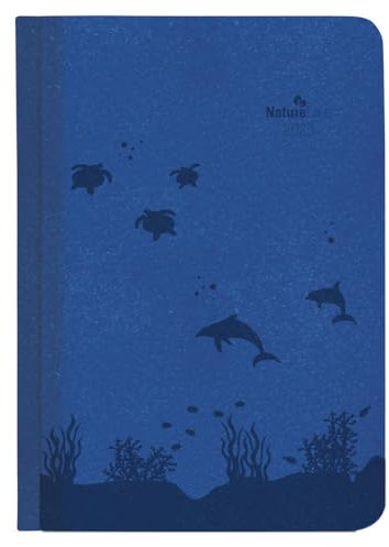 Alpha Edition - Wochen-Minitimer Nature Line Ocean 2025 Taschenkalender, 10x15,2cm, Kalender mit 192 Seiten, Notizbereich, Adressteil, Monatsübersicht und internationales Kalendarium