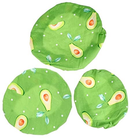 MAGICLULU Cotton Bowl Lid Dust Cover Beeswax Food Covers Elasticated Bowl Lids for Fresh-keeping