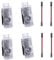 Car Door Logo Projector Light, 4pcs LED Car Welcome Lights Compatible for A1/A3/A4/A5/A6/A7/A8/Q2/Q3/Q4/Q5/Q6/Q7/Q8/TT/S1/S3/S4/S5/S6/S7/S8
