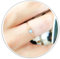 MoonliDesigns Gold Ring Anti Stress Angst Stressabbau Fidget Sorge Ring einstellbar blau Opal Spinner Ring Gold gefüllt (63 (20.1))