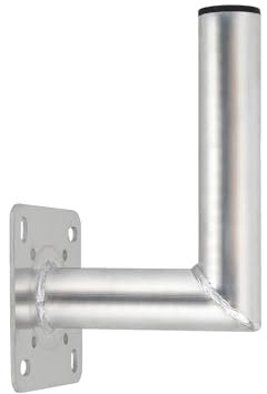 Premium X 18cm Wandhalter ALU SAT Wandhalterung für Satellitenschüssel Aluminium Satelliten-Antenne Halterung Wand-Halter