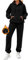 Yuson Girl Tuta Donna Invernale Completa Sportiva 2 Pezzi Tute Casa Cotone Completo Palestra Felpata Tuta Ginnastica in Pile Vello Foderato Felpa Cappuccio e Pantaloni (Nero, XL)