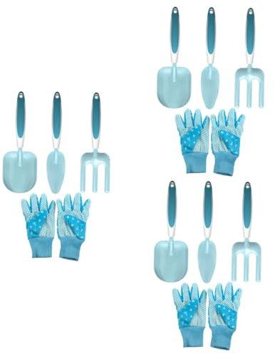 POPETPOP Ensemble De 3 Outils De Jardin : Truelle Pelle Râteau Petite Truelle À Main pour Plantation Transplantation Outils De Jardinage Kit De 4 Pièces