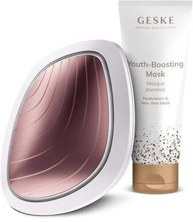 GESKE Sonic Warm & Cool Mask | 9 in 1 + GESKE Youth-boosting Mask | SmartAppGuided™ Set mit passender Kosmetik-Zugabe | Beauty-Bundle | Vegane Formel ohne Tierversuche