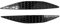 Riflettore della lampada della luce di stop dell'a Per VW Per Golf 7 GTI MK7 2014-2018 1 Paio Barre Posteriori A Nido Ape Riflettore Copertura Trim Styling Strisce Fendinebbia Posteriori Adesivo