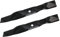 SECURA Jeu de lames (mulching) compatible avec John Deere LX172 Tracteur de pelouse