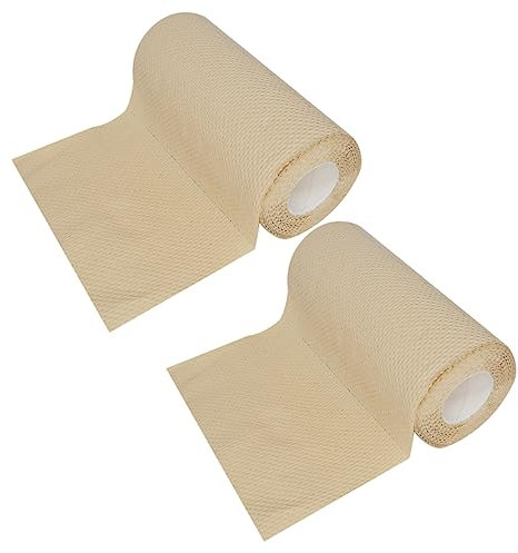 SHOWERORO 2rollo Papel Absorbente Biodegradable Para Cocina y Baño Toallas De Papel Gruesas Antigrasa y Absorbentes Multiuso Para Limpieza Hogar y Hotel