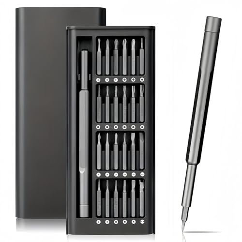 25 in 1 Precision Screwdriver Set, Magnetic Mini Tool Kit with Security Torx Phillips Star, Repair Tool for MacBook, Laptop, PS5/4, Ring Doorbell, iPhone, Glasses, Watch, Valentines Gifts for Men