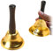 Handglocke,Tischglocke,Service Bell Tischklingel Glocke Klein Klassiker Metall Rezeptionsklingel - Gold