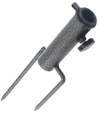SUKITMISO Schirmständer Sonnenschirm, Erdspieß Sonnenschirm, Sonnenschirmhalter Sonnenschirm Dorn 35cm, Schirmständer mit Erdspieß für Sonnenschirm, Gartenschirm, Angelschirm
