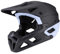 Qianly Mountainbike mit Abnehmbarem Kinnpolster, Belüftet für Herren Und Damen, Schwarz Blau