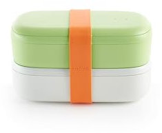 Lékué Lunch Box, ohne Besteck, grün, 1000 ml