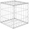 vidaXL Lit Surélevé Cube à Gabion Jardinière Surélevée de Fleurs Plantes Panier à Pierres Jardin Terrasse Extérieur Fil d'acier 30x30x30 cm