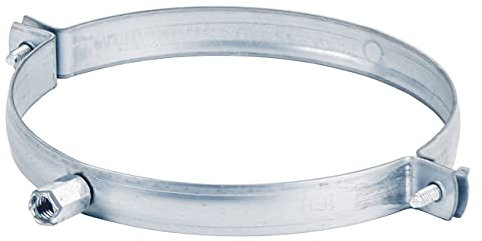 160mm Rohrschelle Wickelfalzrohr Halterung Halter Rohr Heizungsrohr Dachrinne, 1 Stk.