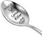 LEVLO Mom's Cereal Killer Spoon / Ice Cream Shovel / Peanut Butter Spoon - Stainless Steel, Funny, 17.1cm x 3.5cm, 1 Piece